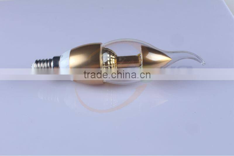 E14 E27 B22 B15 3W Dimmable LED SMD Candle Bulbs Light Bayonet SES Chandelier Lamp