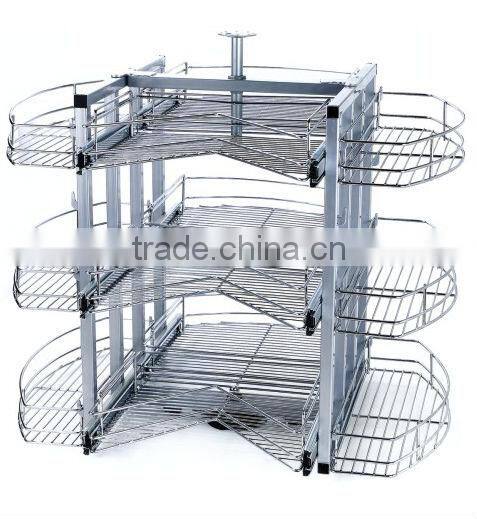 TKK 360 degree revolving metal kitchen lazy susan