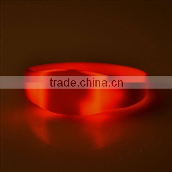 sound control event led bracelet custom logo concert event led bracelet
