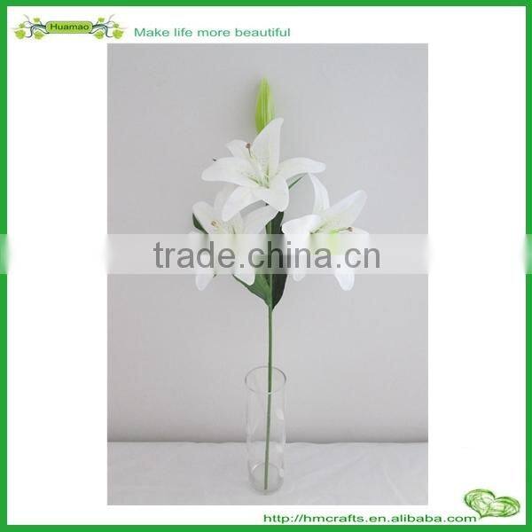 import china white real touch artificial flower wholesale