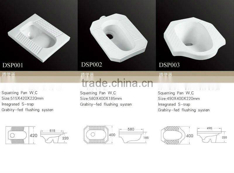 DLO054 Glazed surface new design toilet sinks