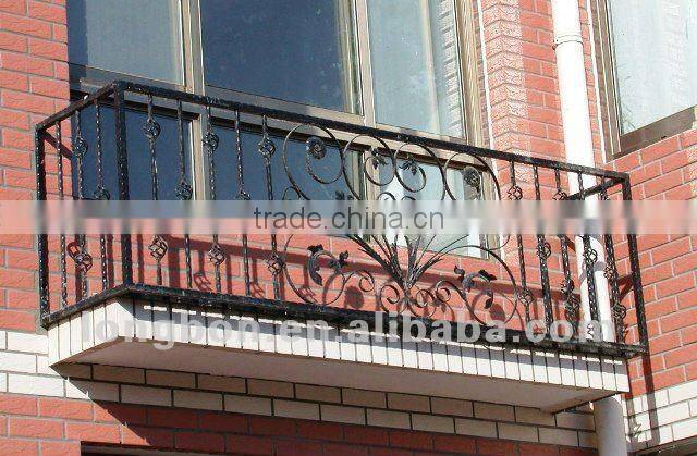 Top-selling classical wrought iron balcony grill designs