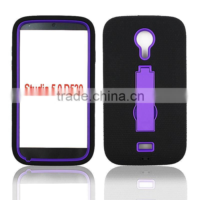 wholesales price popular tough robot shockproof PC+Silicone rubber case for Blu studio 5.0 D530