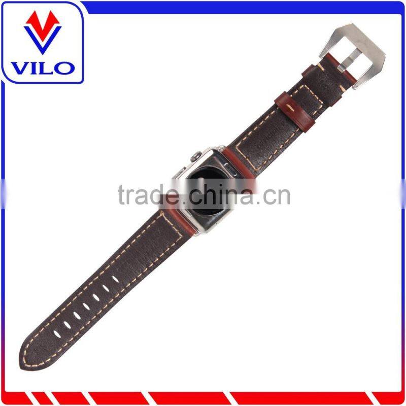 For Apple Watch Leather Loop Band,1:1 Original Magnetic Genuine Leather Loop Band for Apple Watch