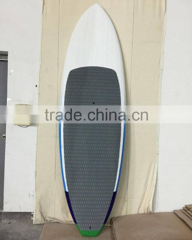 Best quality lightest carbon fiber stand up paddle boarding with light brushed painting
