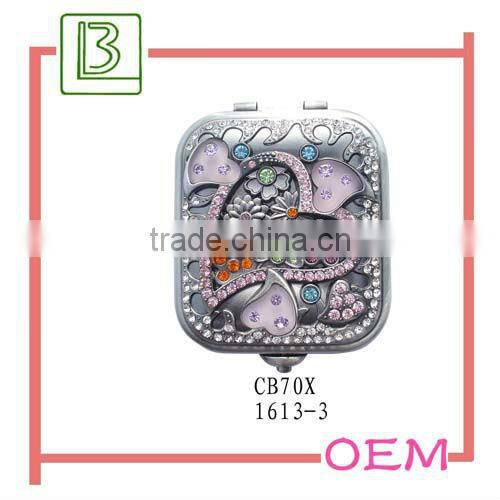 Metal Antique Silver Handheld Mirror