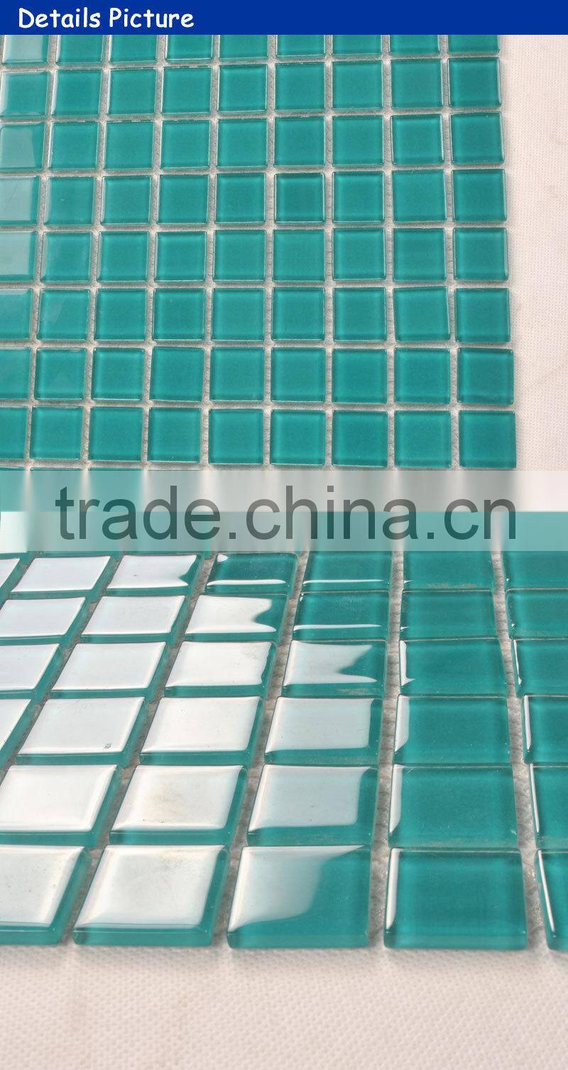 italian discount clear transparent crystal glass mosaic tile