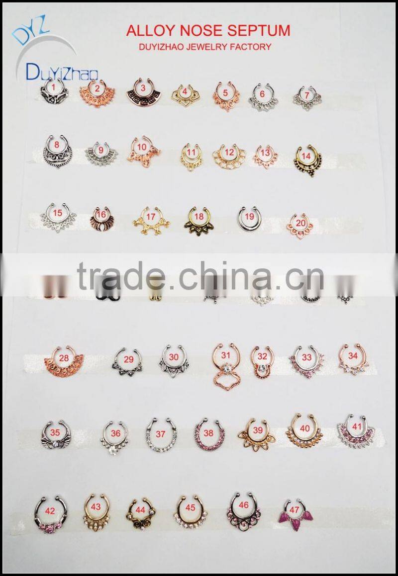 Fashion hot sale Septum Clicker Septum Piercing jewelry