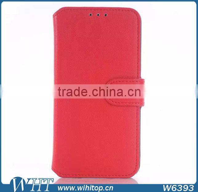 Korean Fashion Style Case Wallet Card Slot Case for Samsung Galaxy S6 , 6 colors optional