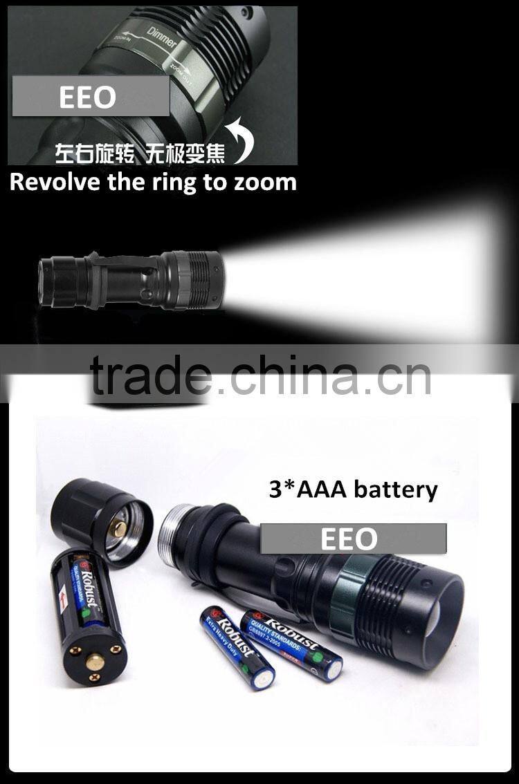 diving powerful led flashlight, led flashlight wristband, 100m led diving torch