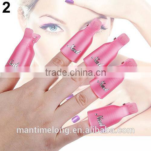 10Pcs Plastic Acrylic gel polish remover polish remover nail tool