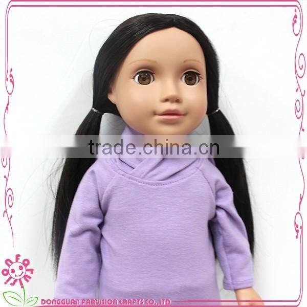 18 inch doll clothes with matching girl clothes, PVC doll clothes