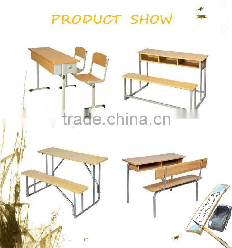 student study furniture reading desk college student desk and chair school furniture set Used school furniture