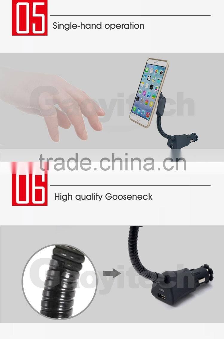 2016 new version smart IC car charger with QC3.0 high charging for smartphone