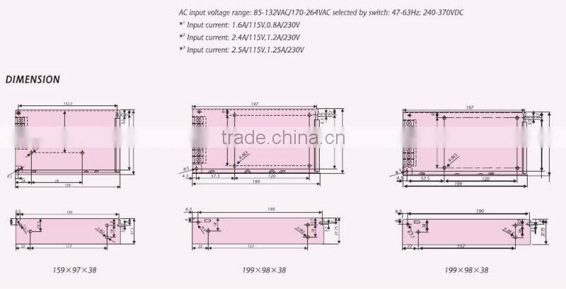 120W single output Switching Power Supply S-120