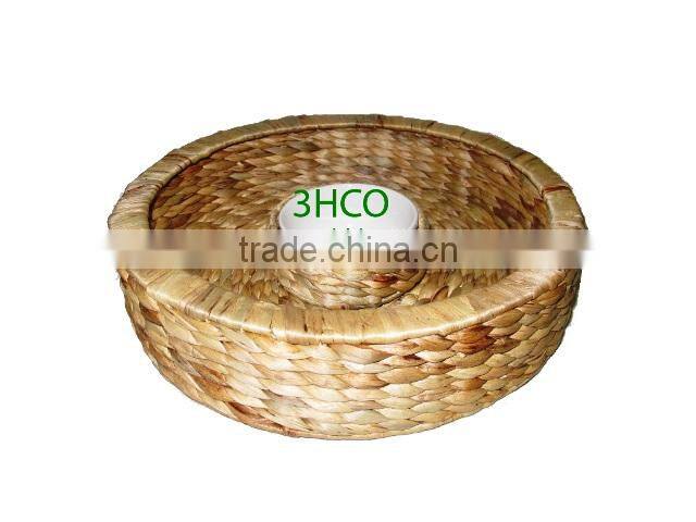 2015 New Product Water Hyacinth Basket for Home Decoration and Furniture