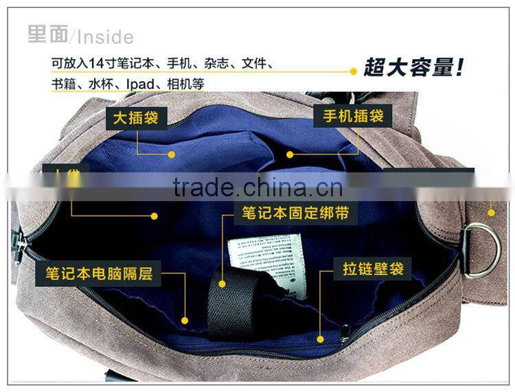 men canvas shoulder bag,canvas messenger bag man,funky laptop messenger bag