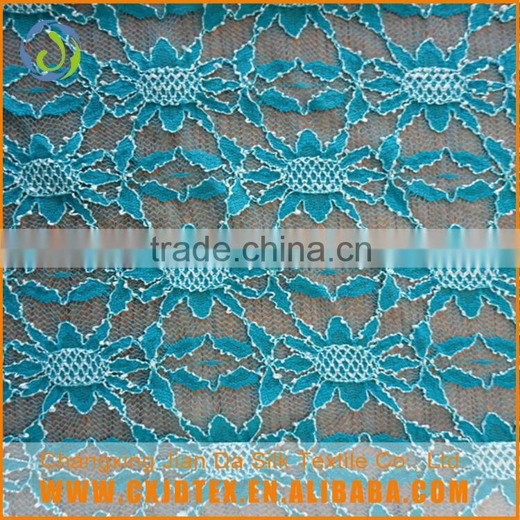 China manufacturer good offer lace fabric olive green