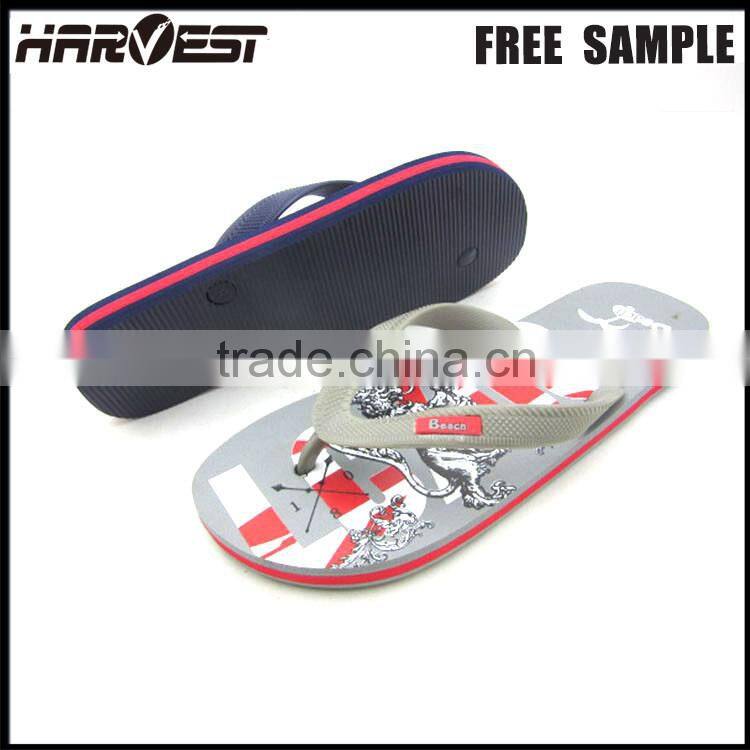 New design beach thick sole pu summer man sandal , beach man outdoor pu slipper for man