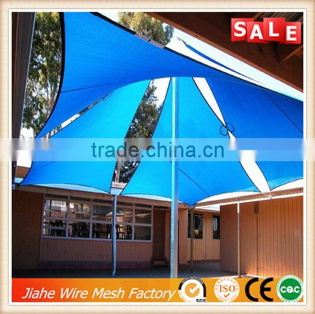 high quality car parking shade cloth /car parking shade net sun sail shade factory/export sun shade netting for car parking