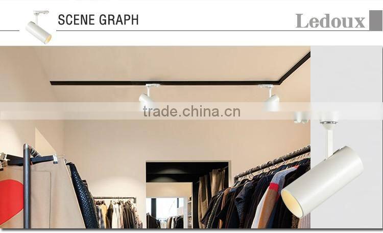 SAA dimmable led track light gold white and balck inner ring optional