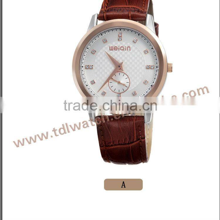W2206 Luxury Leather 5ATM Mens Watches