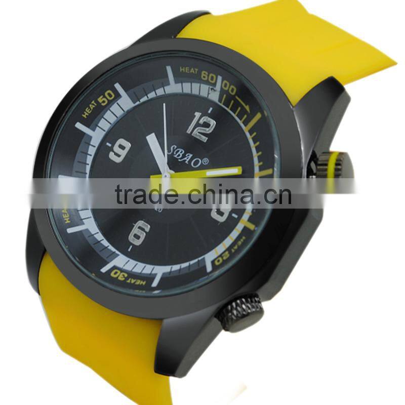 New Trend Silicon Band Big Case Brand Watch Factory China