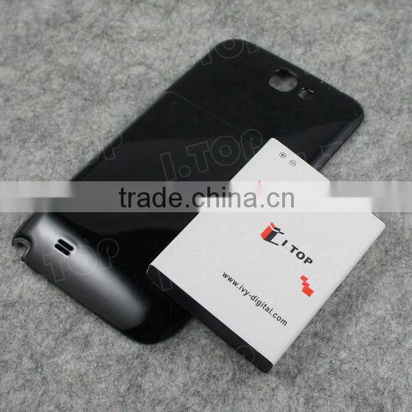Best Quality !! High Capacity 6200mAh Extended Battery for Samsung Galaxy Note II N7100 , China Factory Price