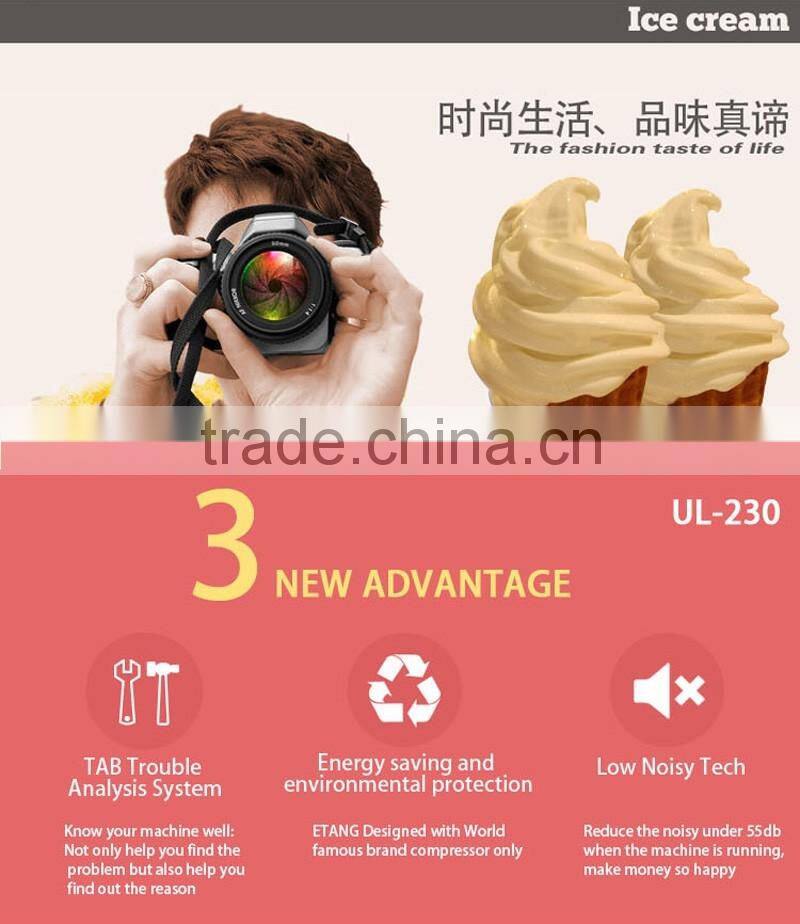 SS Cheap Soft Pre-cooling Ice Cream Machine