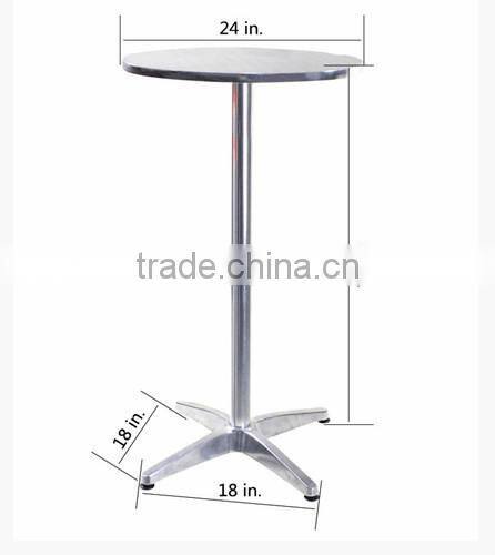 24"*42" round spandex Lycra stretch cocktail table cover