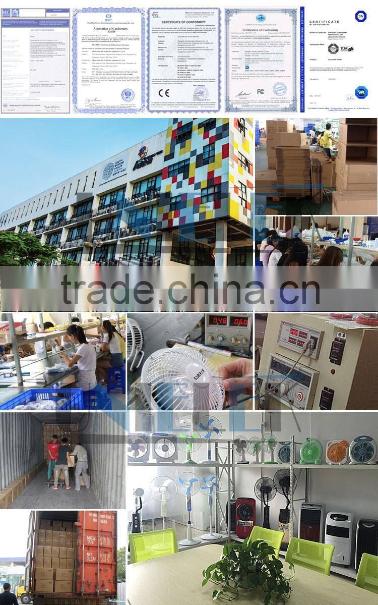 2015 new on sale now electric fans with spray water mist standing fan