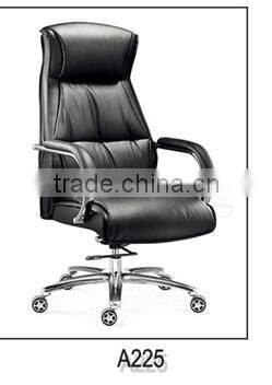 2016 convenience design computer chair with castor, black pp chair,computer chair for desk