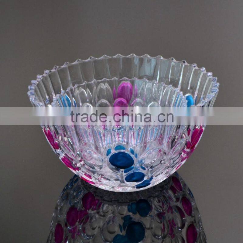 Kitchen Usuage Glass Dinnerware Colorful Bowl Set