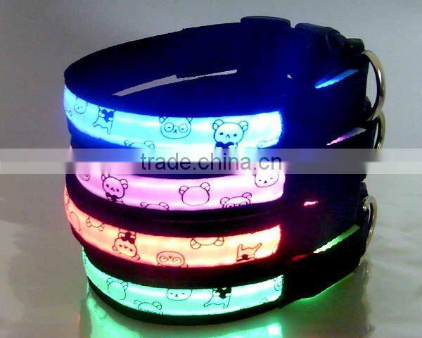 Cute Bear Flashing LED Pet Dog Collar