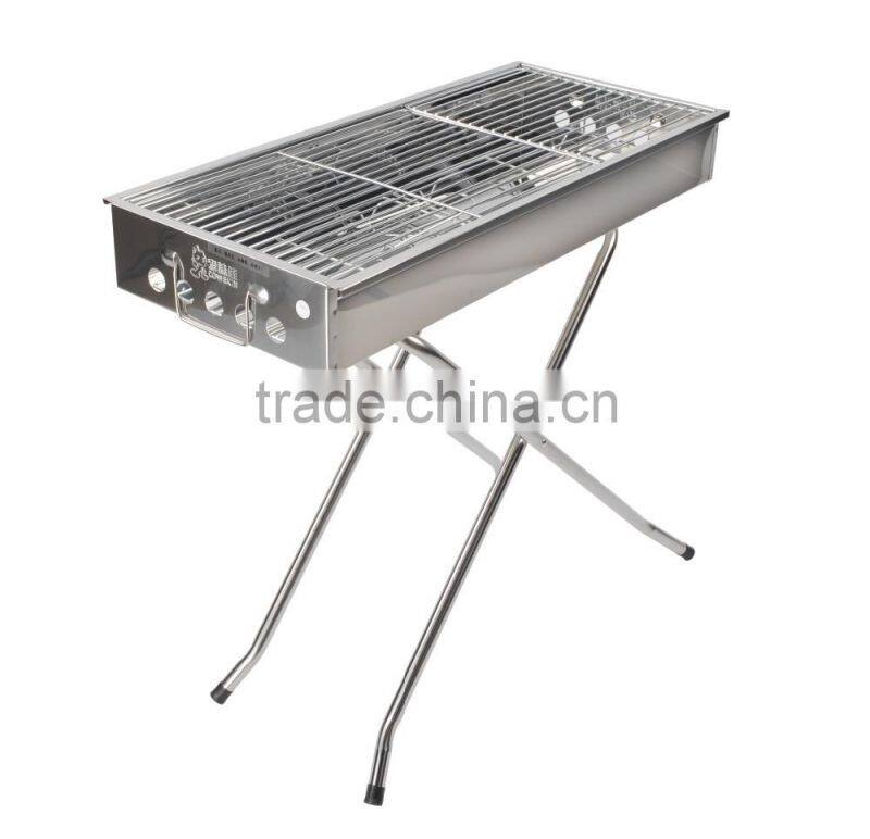 Stainless Steel Outdoor Barbecue Grill with Barbecue Grill Table