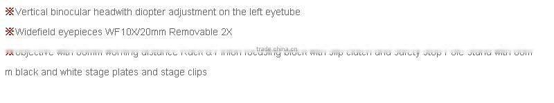 High quality but cheap industrial robot arm stereo microscope for sale in China