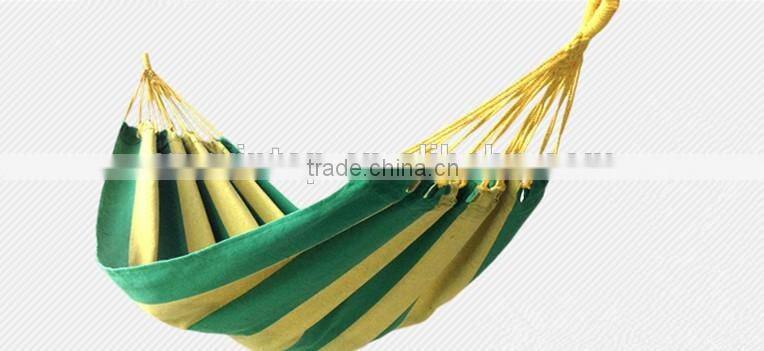 Portable Swing Hammock Outdoor Camping Travel Patio Yard Hanging Hammock Tree Straps Bed Canvas