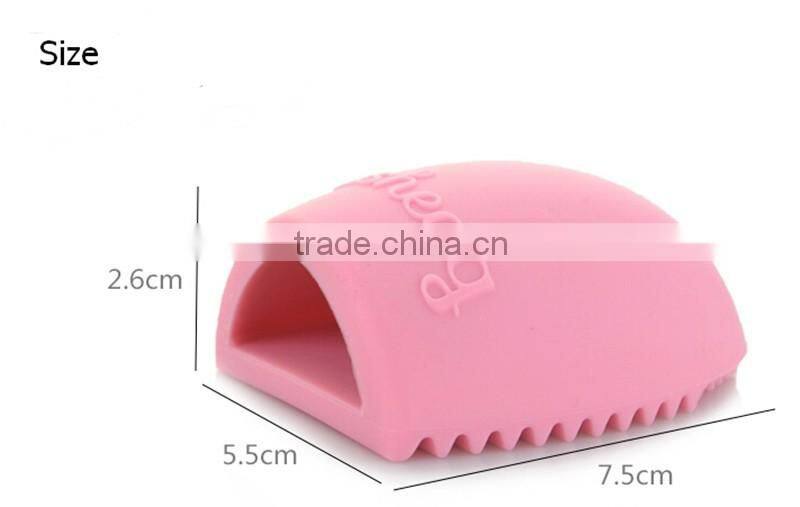 Silicone Makeup Brush Cleaner Brush egg shape Cleaning makeup Brush tools makeup brush cleaner