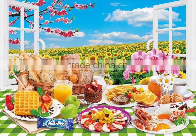 Vista decoration poster of western food