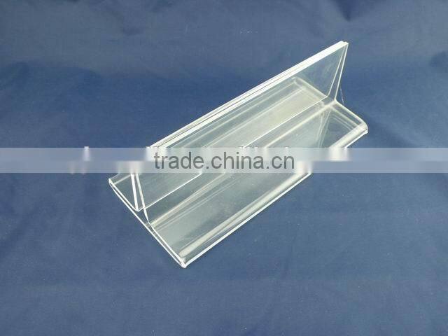 Factory wholesale acrylic price tag stand, price tag holder/ clip