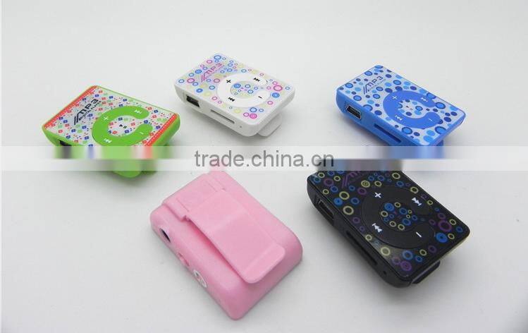 Hot selling promotional 2gb 4gb 8gb usb digital mp3 player with card slot