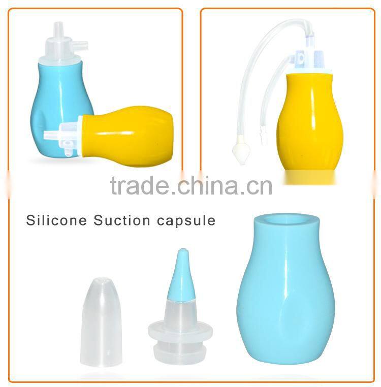 Newest soft silicone nasal aspirator for baby nasal aspirator
