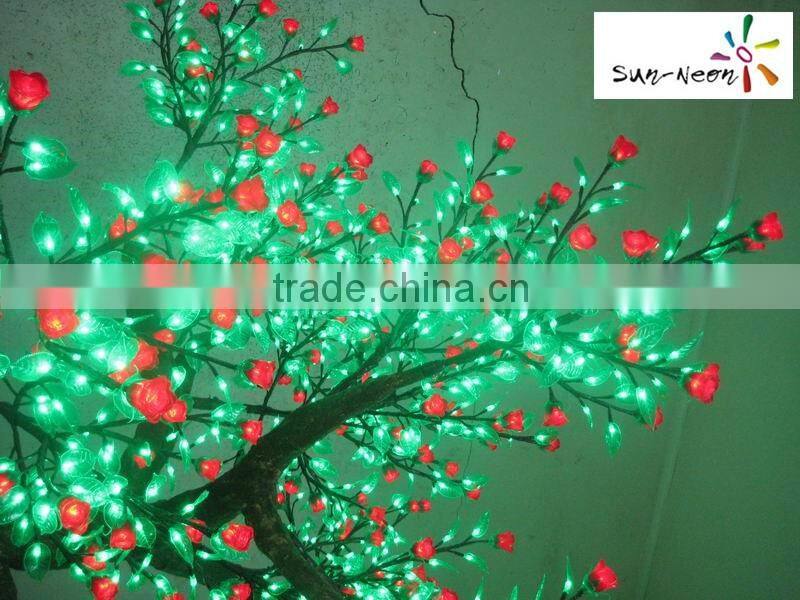 High simulation fruit christmas tree fancy decoration light decorative outfit christmas lights with high quality fruit shaped