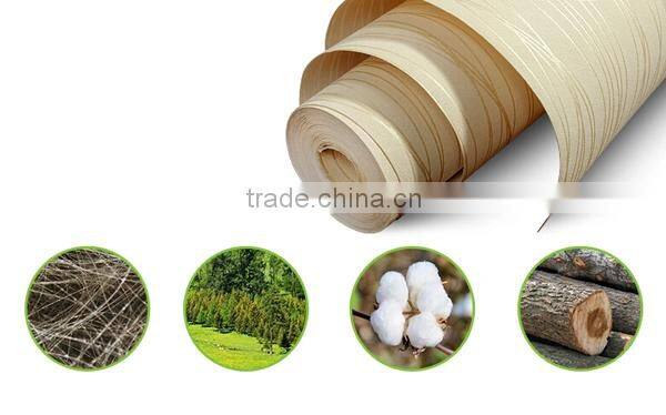 eco-friendly comfortable simple fashion non-woven wallpaper hotel interior designs