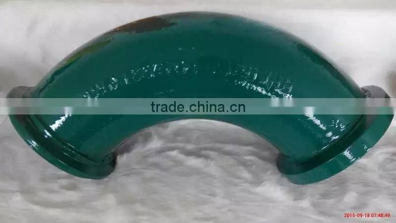 DN125* R275* 90 degree boom pump wear resistant elbow