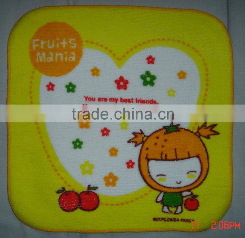 21*21.5cm face towel children towel