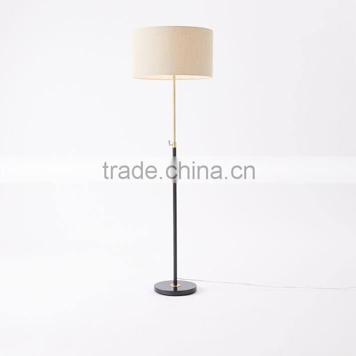 0705-13 a slim profile and flat Modern metal Antique Bronze Telescoping Floor Lamp