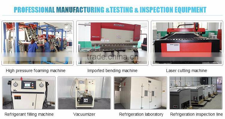 Air cooler with double sliding glass doors for ice cream