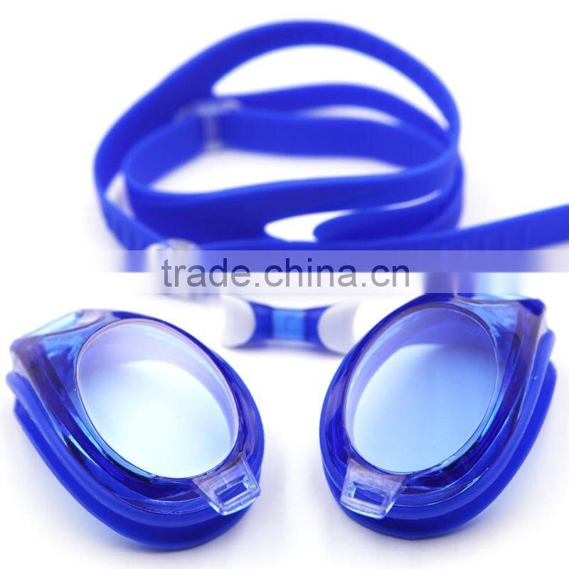 Full silicone one piece waterproof high performance custom swimming goggle