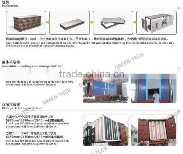 CH-WH067 luxury container homes house for sale in accra ghana